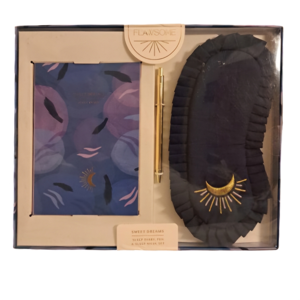 Flawsome Celestial Sleep Mask & Sleep Diary Set